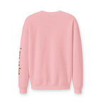 Im Hier Und Jetzt Crewneck Sweatshirt, metallic foil print German Phrase In the Here and Now, Let it go meditative phrases, Minimal Script