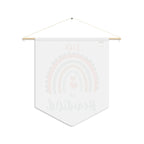 Life is beautiful Rainbow Pennant Wall Art by Printify