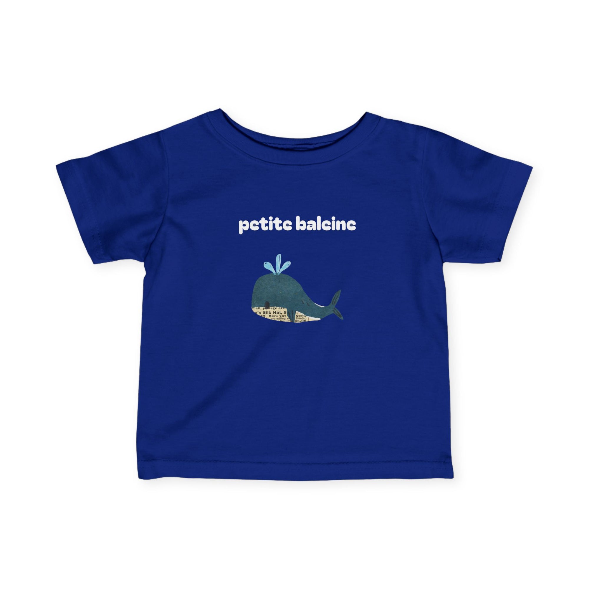 Little whale petite baleine Infant toddler Tee