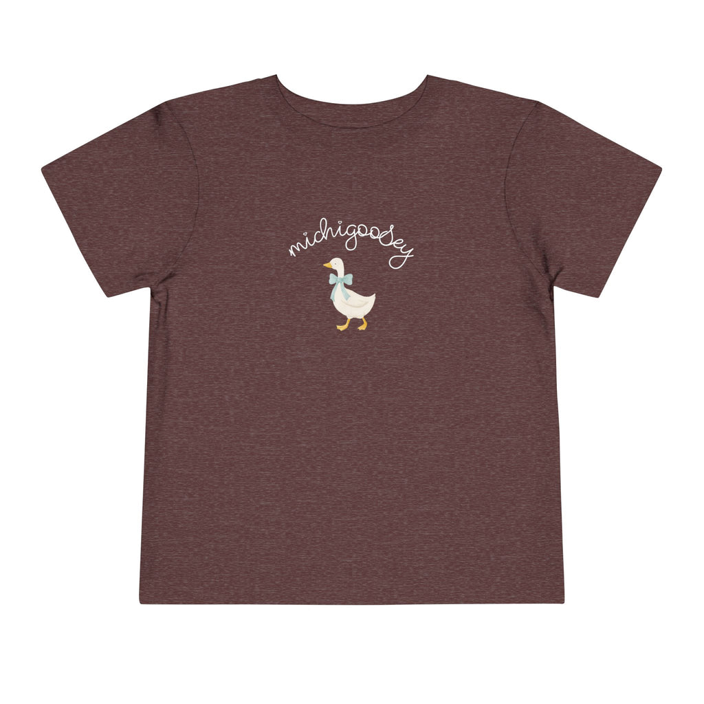 Michigoosey Toddler Tee, Cute Toddler Short Sleeve Shirt
