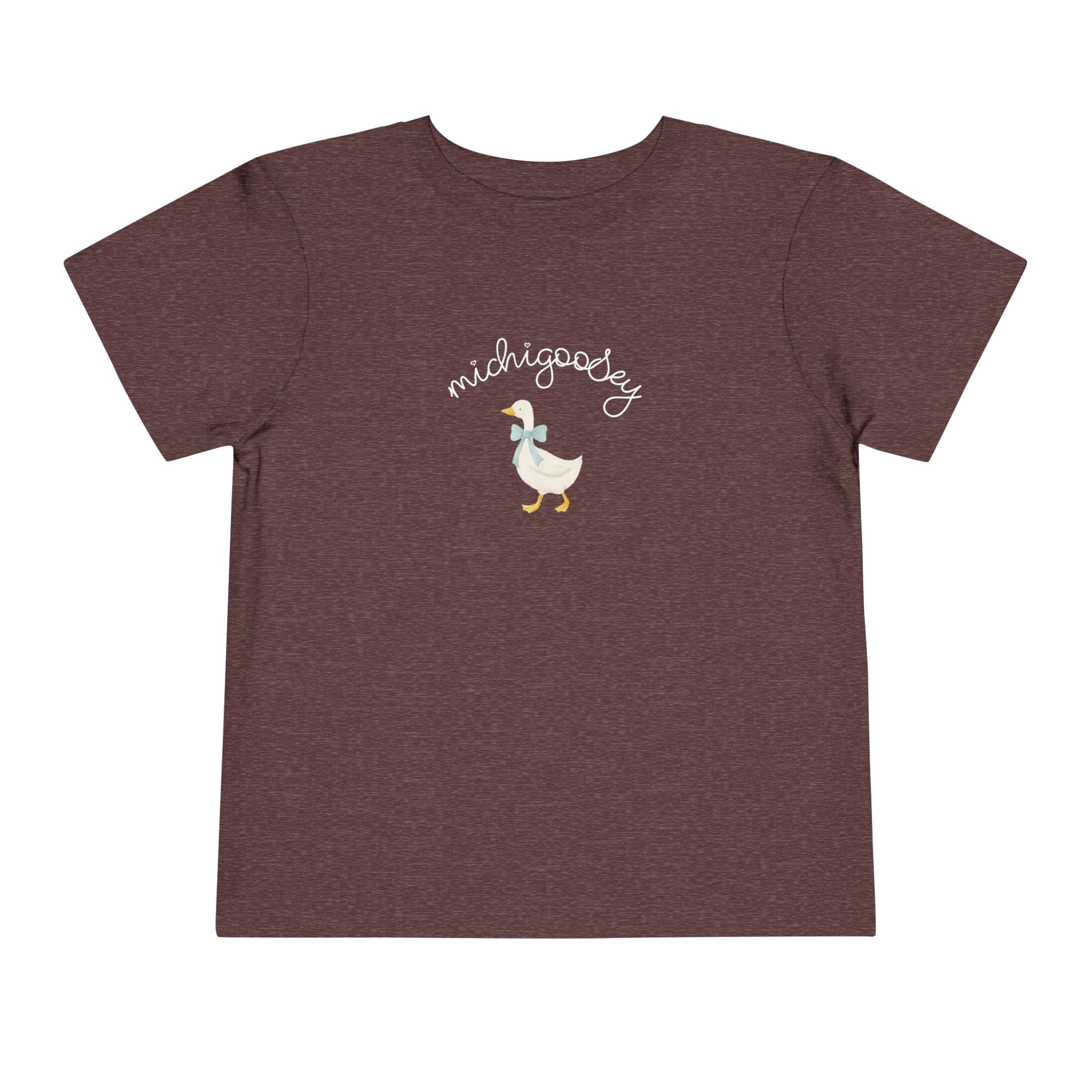 Michigoosey Toddler Tee, Cute Toddler Short Sleeve Shirt