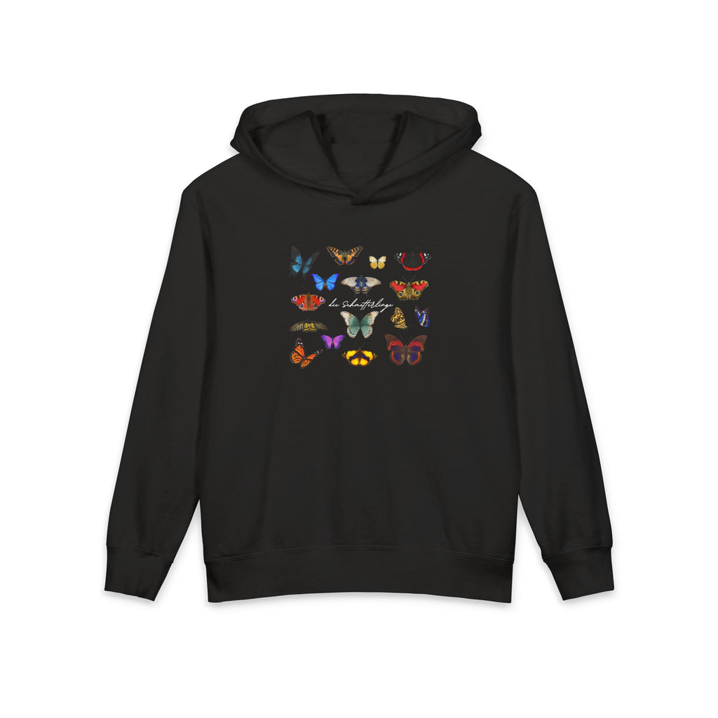 Kids' "die Schmetterlinge" German Hooded Sweatshirt — Lightweight Youth Hoodie