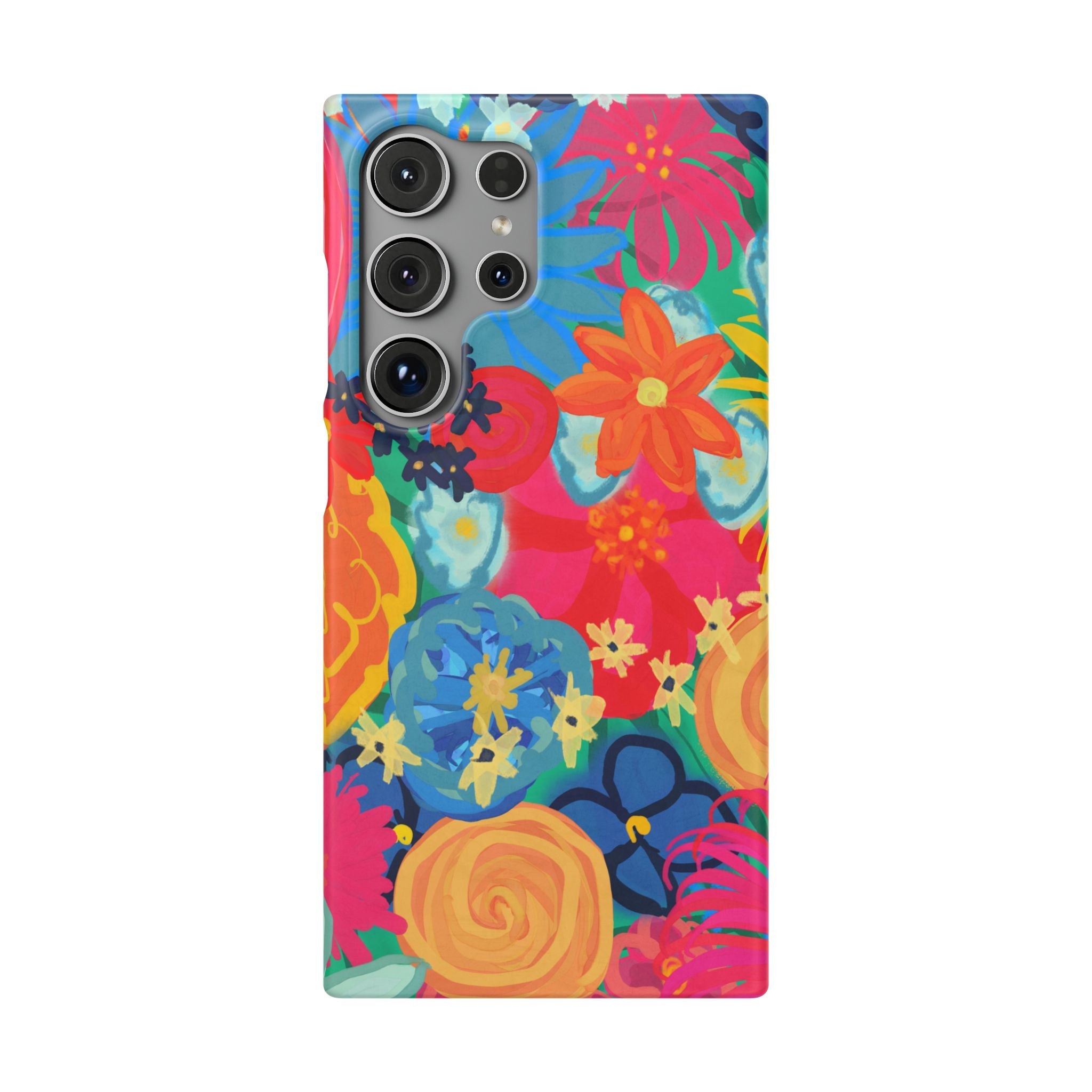 Bespattered Facade Bold Florals Snap Case