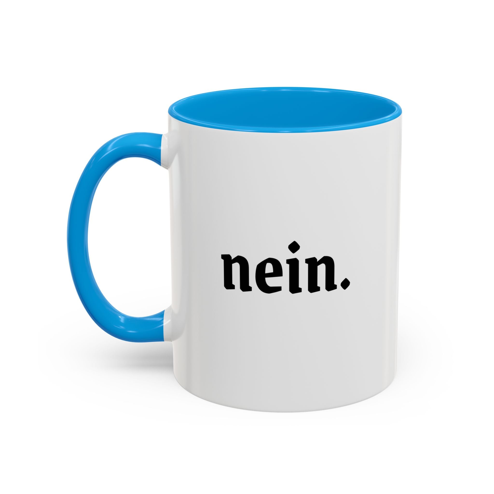 Nein. Mug — Minimalist German Word Coffee Cup (11oz & 15oz)