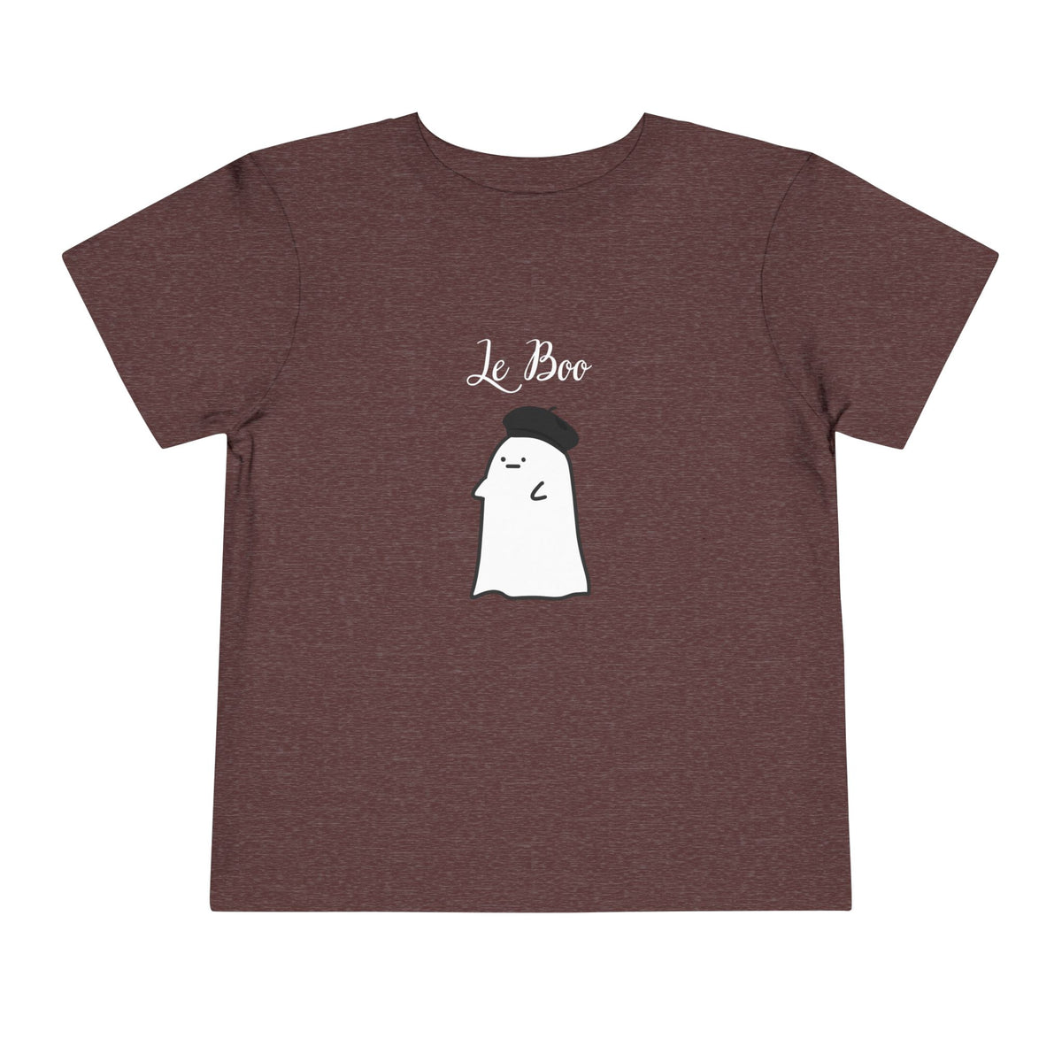 Le Boo French Ghost Toddler Tee, Cute Halloween Ghost Graphic Tee