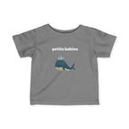 Little whale petite baleine Infant toddler Tee by Printify
