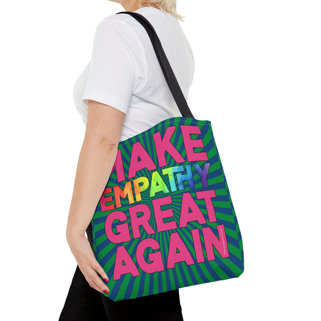Bespattered Facade Make Empathy Great Again Eco-Friendly Carryall Tote Bag