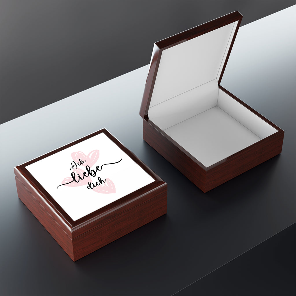 Ich liebe dich German gift Jewelry Box