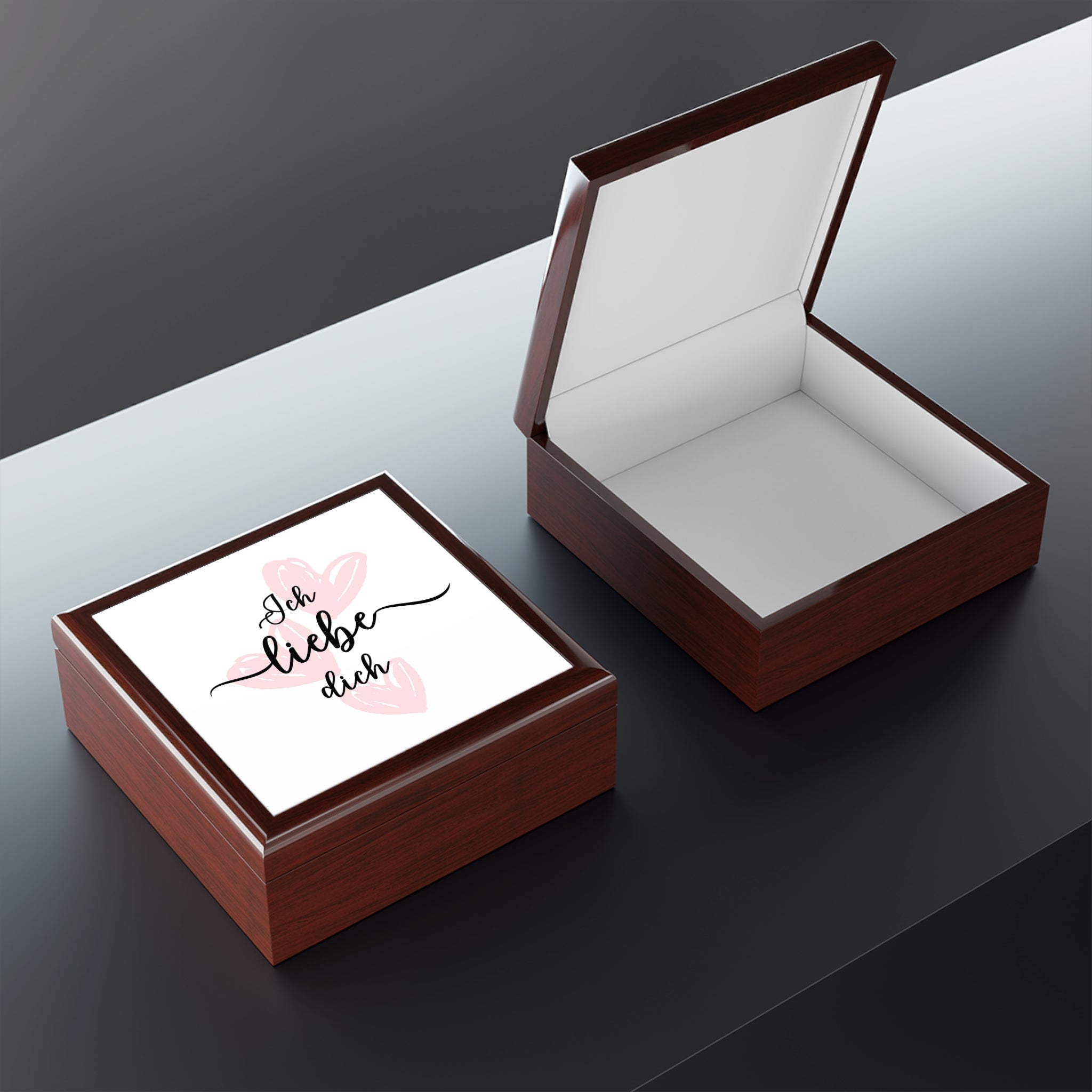 Ich liebe dich German gift Jewelry Box