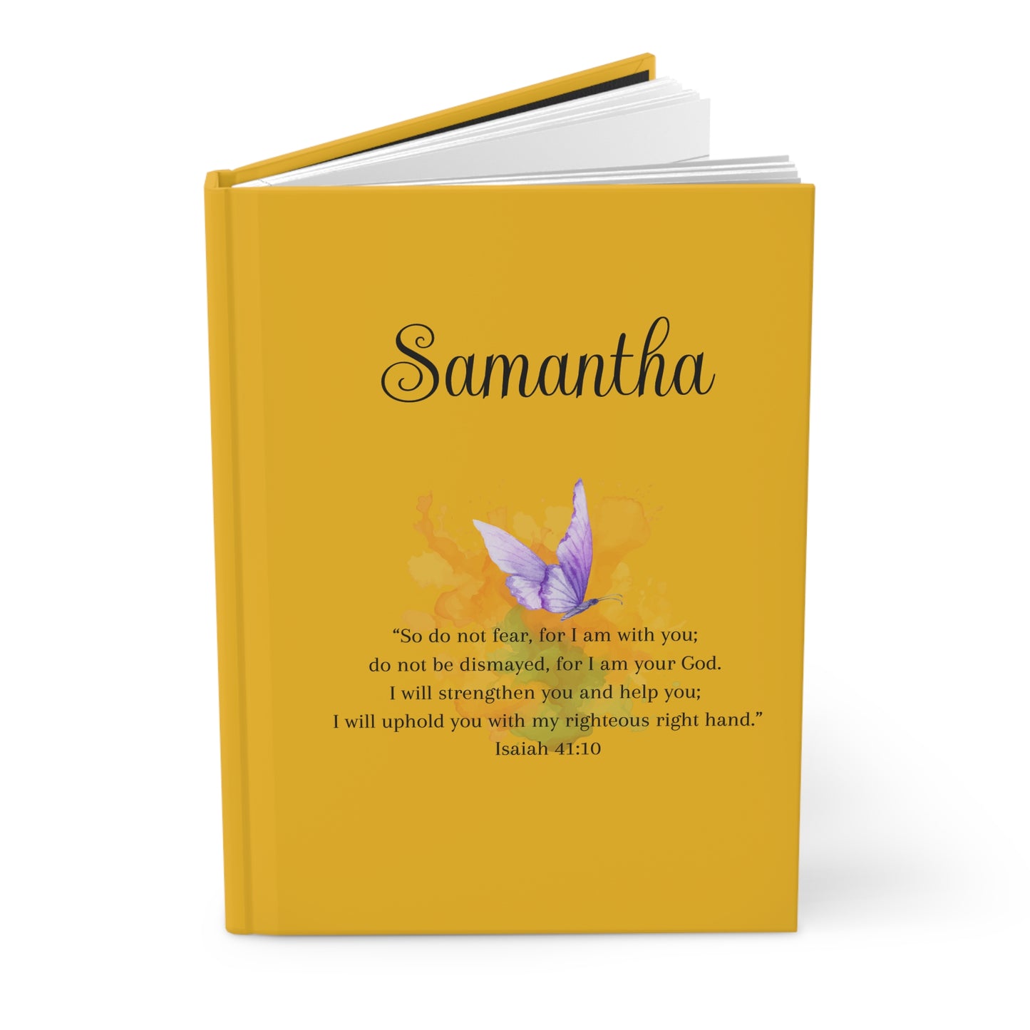 Personalized Isaiah 41:10 Journal