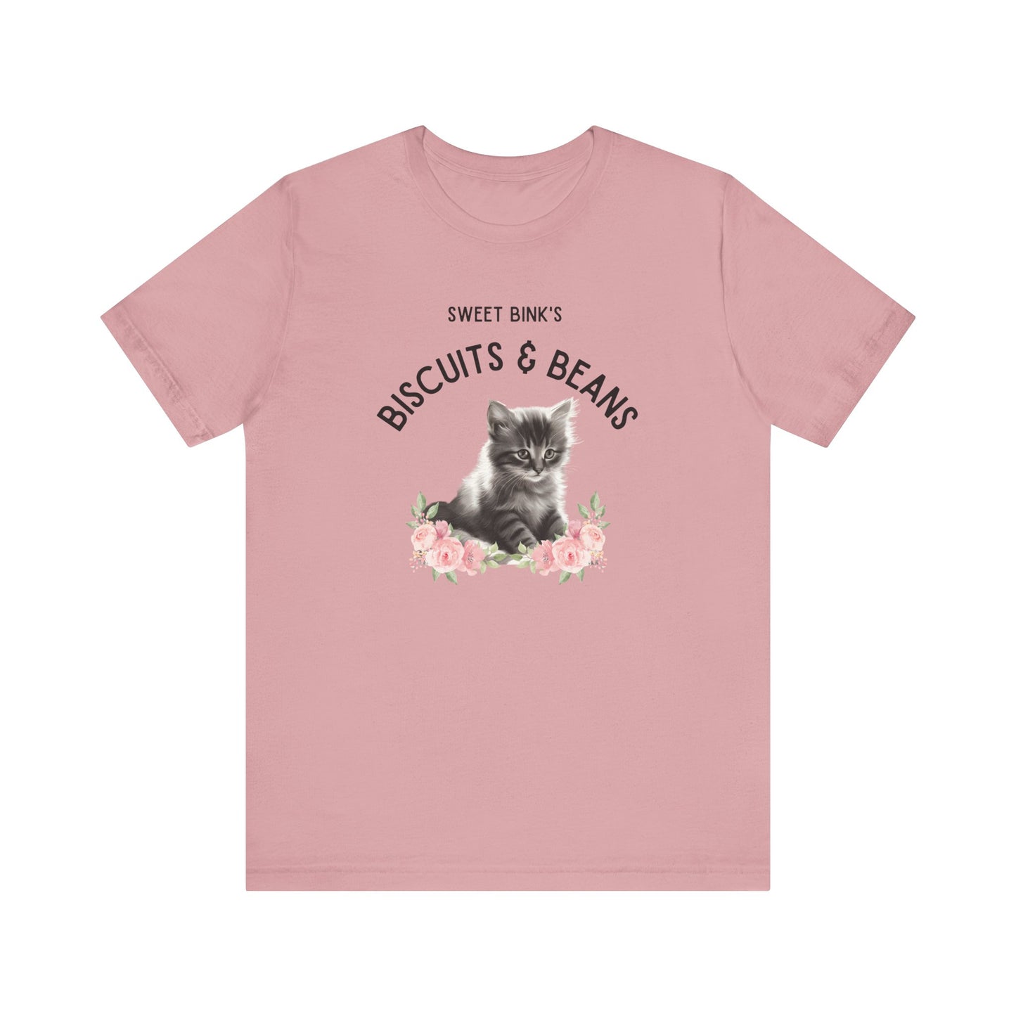 Sweet Bink's Biscuits and Beans cat tee