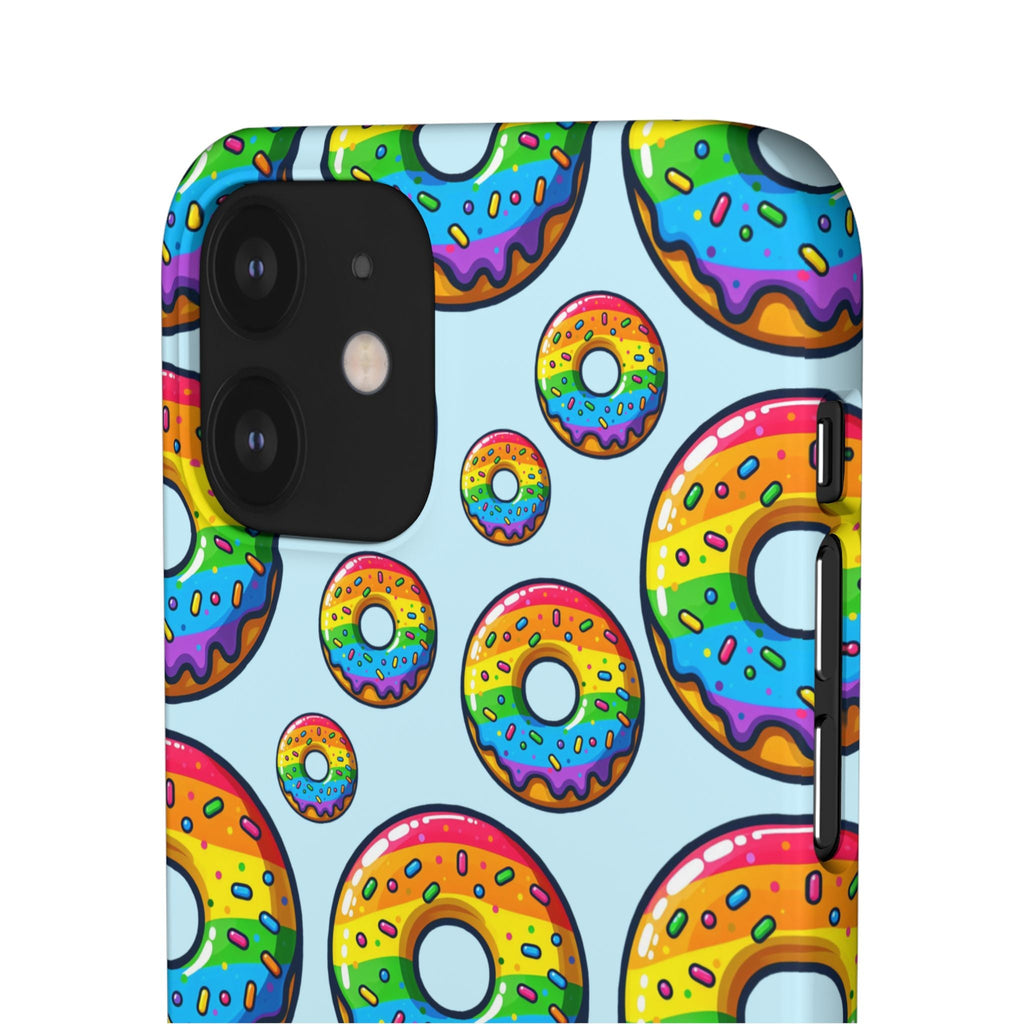 Bespattered Facade Rainbow Sprinkle Donut Snap Case