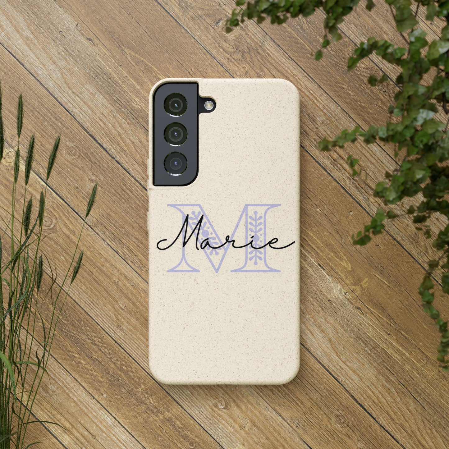 Eco-friendly monogrammed Phone case