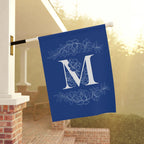 Elegant Personalized initial letter Garden Banner with Floral Design by Printify