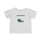 Little whale petite baleine Infant toddler Tee by Printify