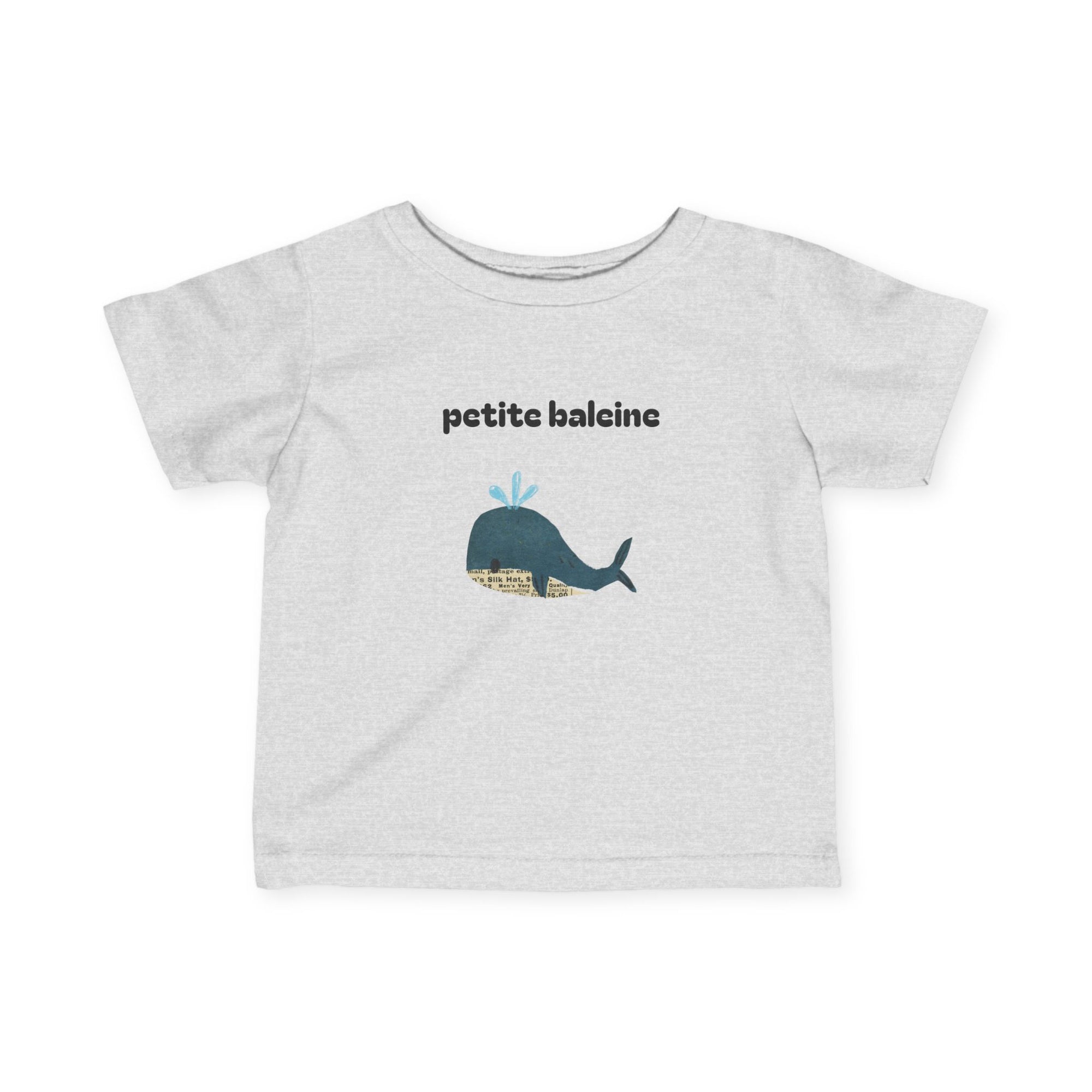 Little whale petite baleine Infant toddler Tee