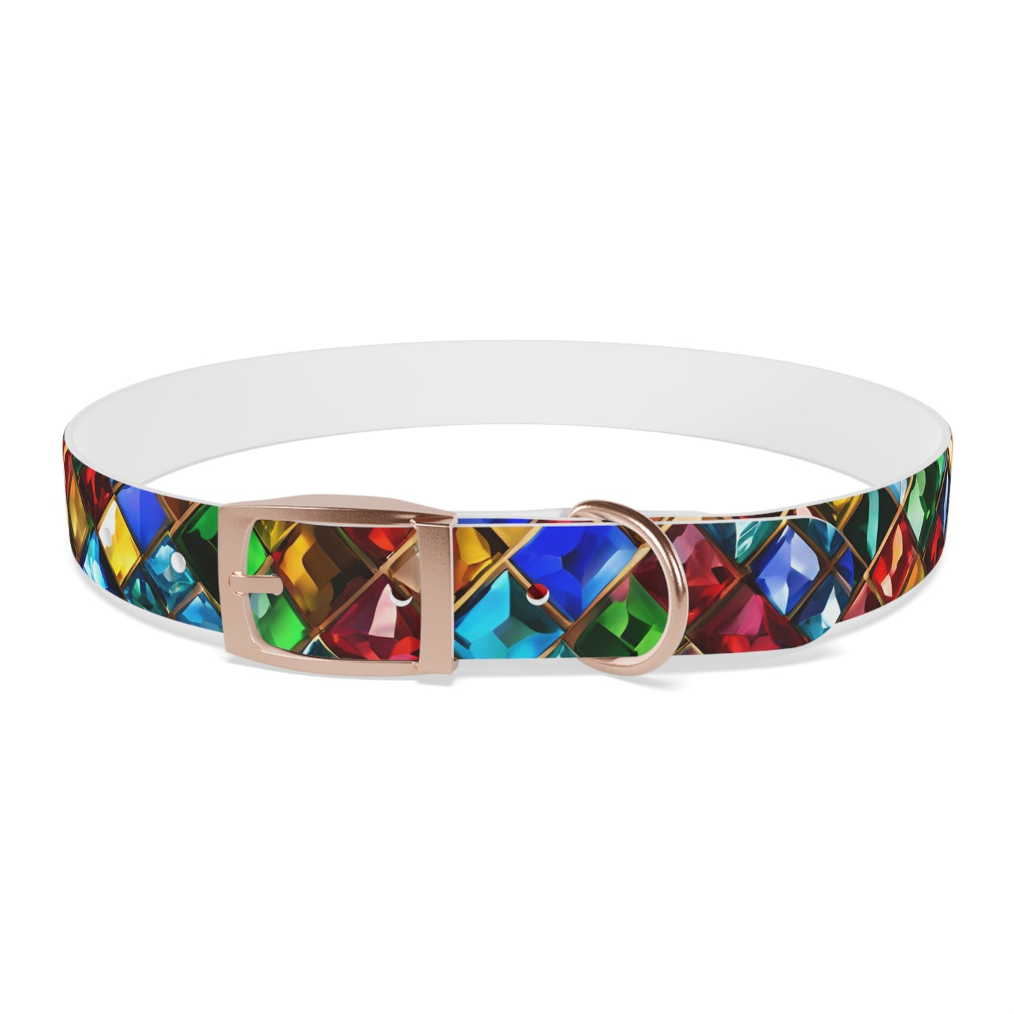 Collier pour chien à imprimé bijou