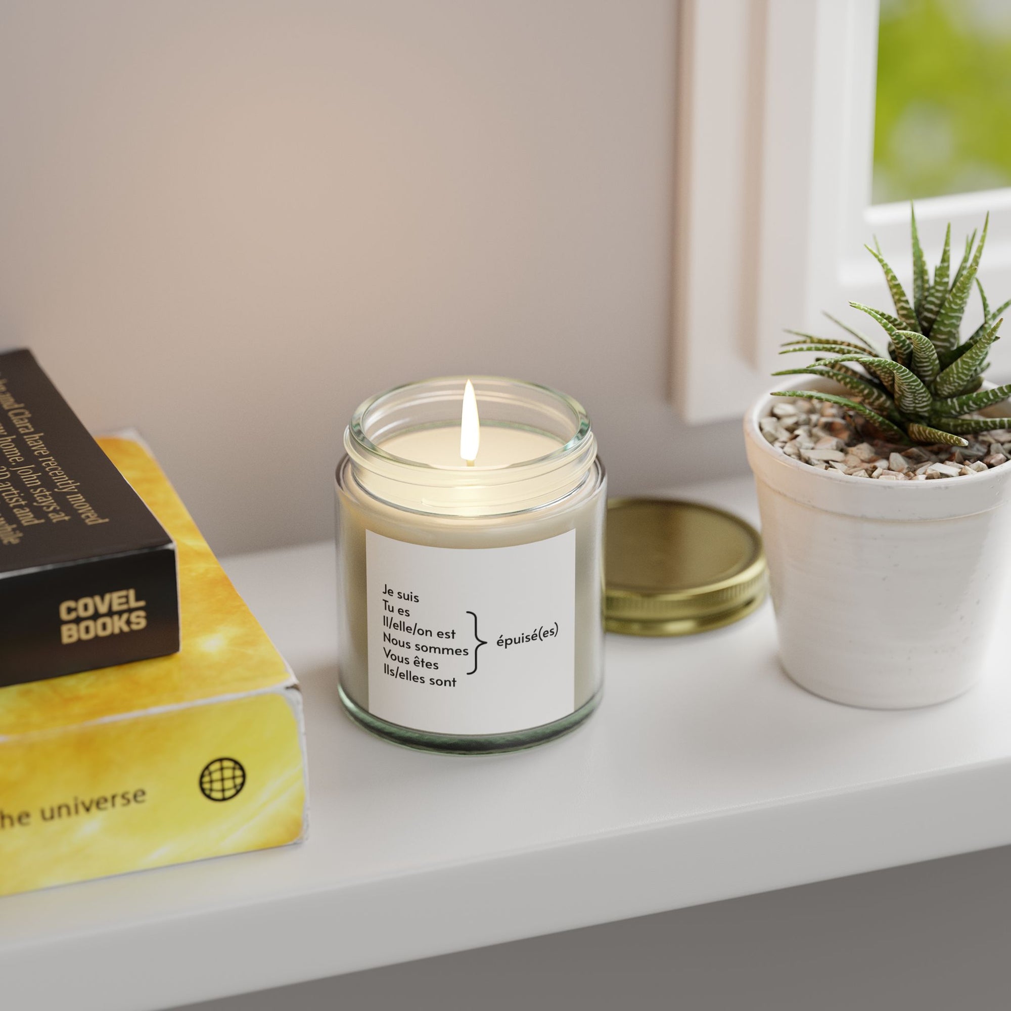I am exhausted (French) Scented Candles