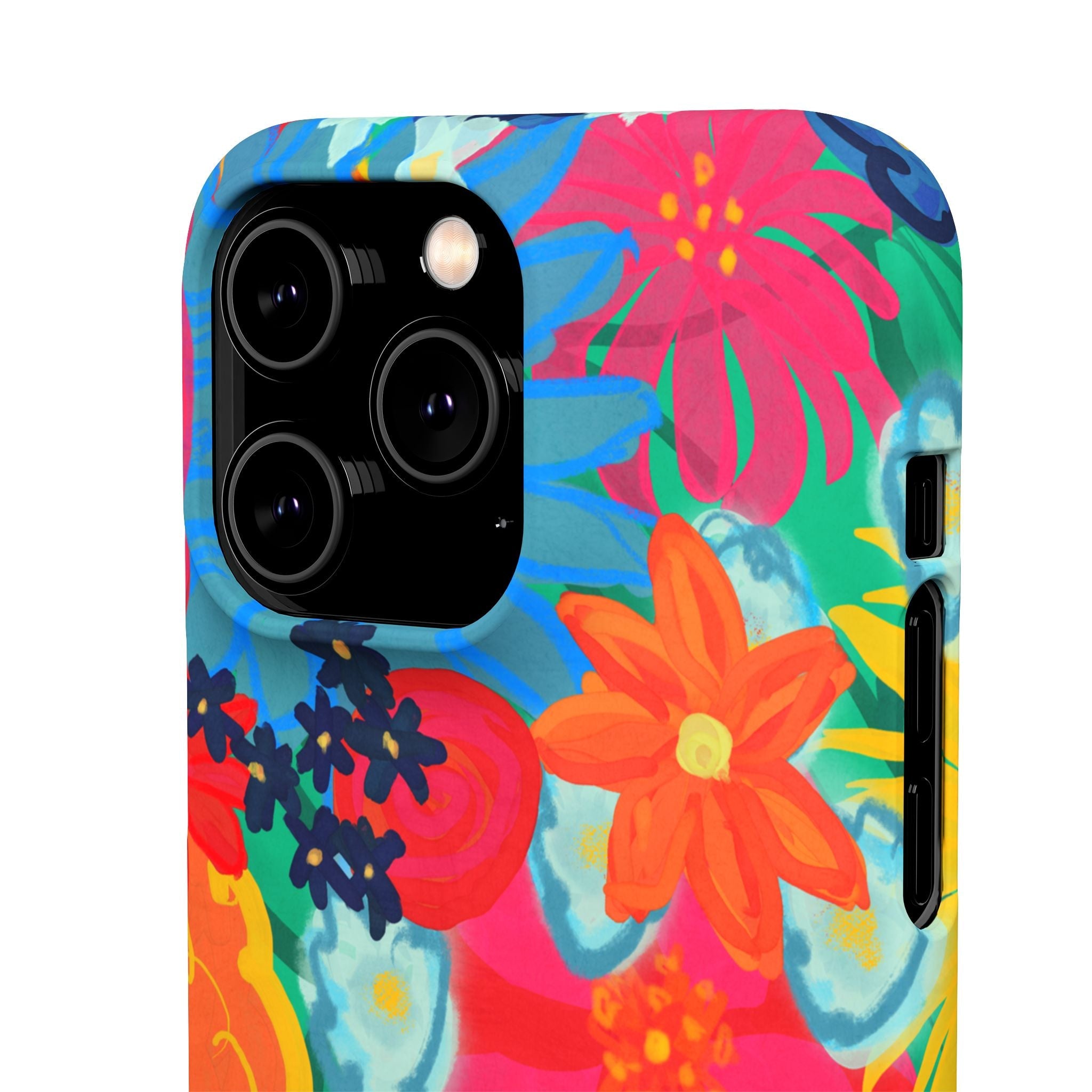 Bespattered Facade Bold Florals Snap Case