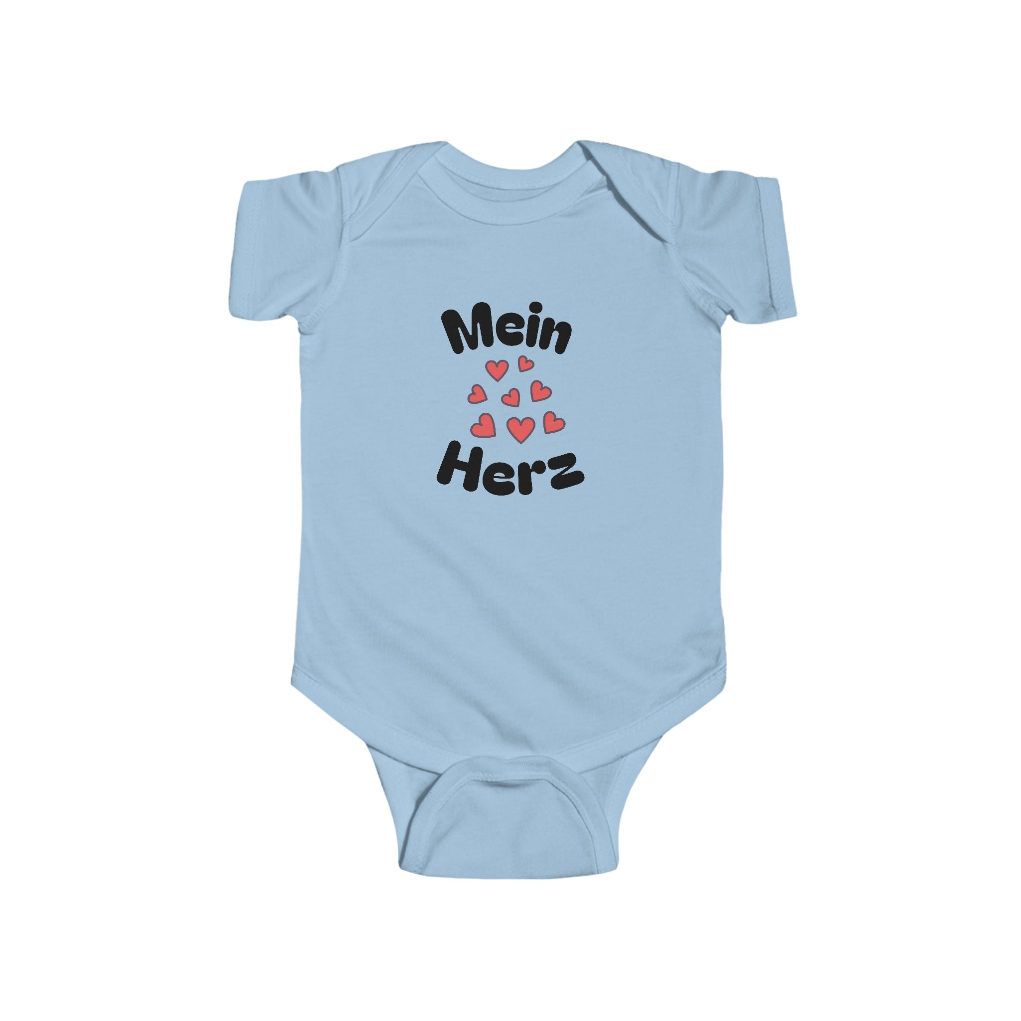 Mein Herz Infant German Bodysuit, Cute Baby Romper