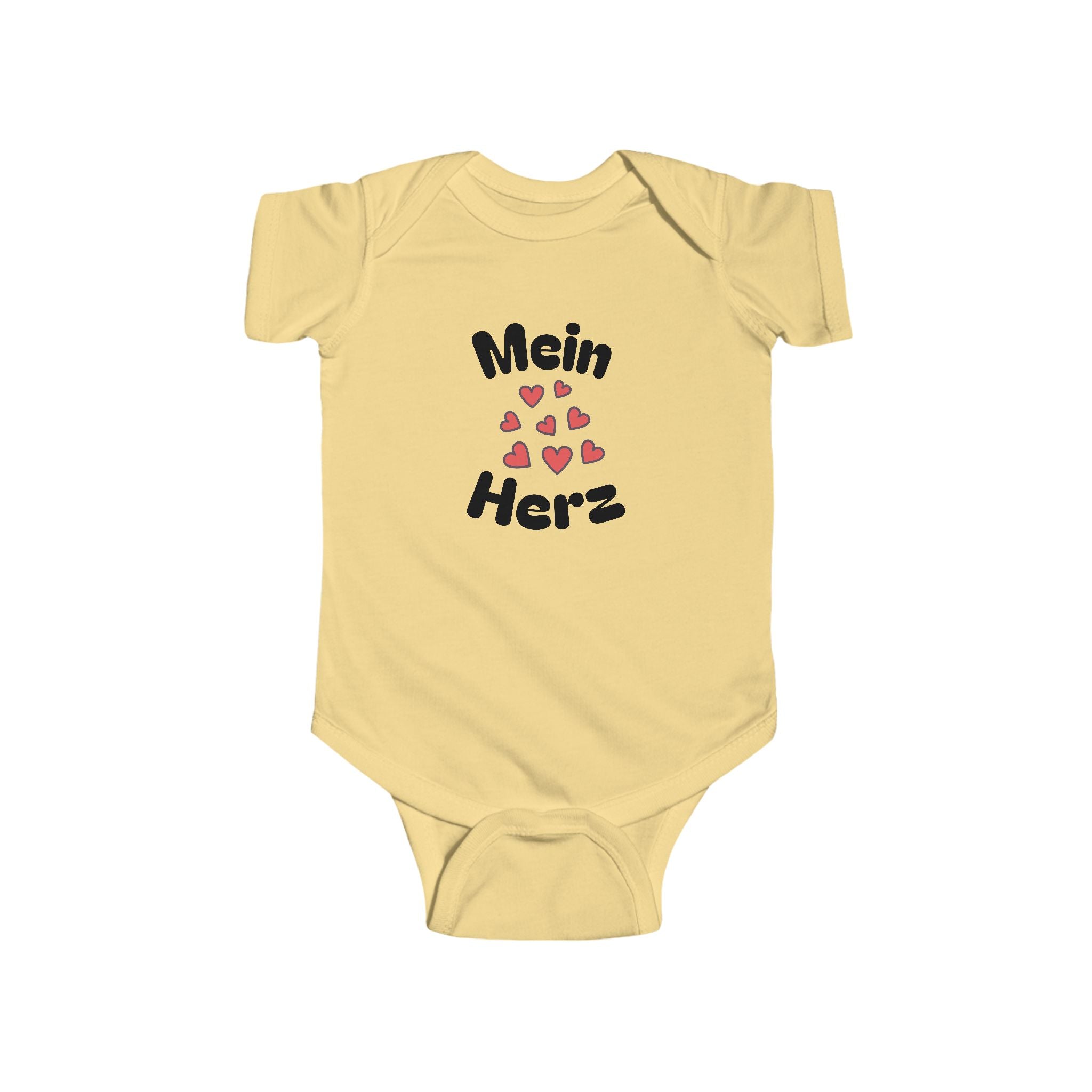 Mein Herz Infant German Bodysuit, Cute Baby Romper