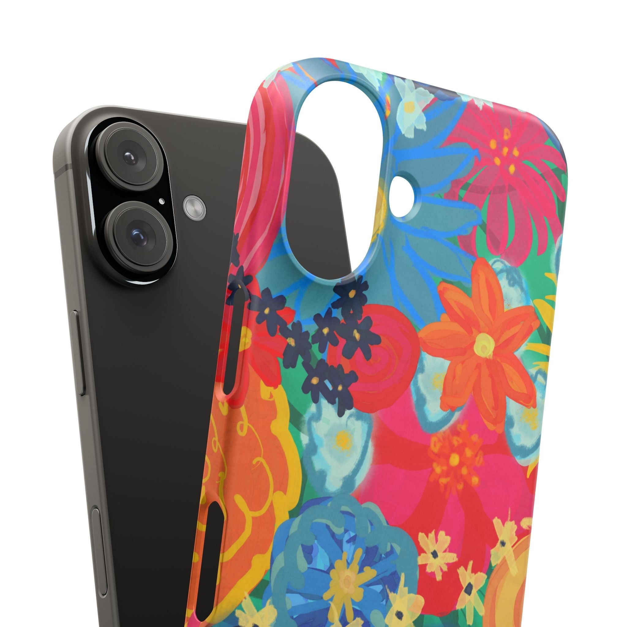 Bespattered Facade Bold Florals Snap Case