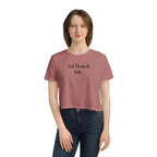 Auf Deutsch, bitte women's flowy cropped Tee