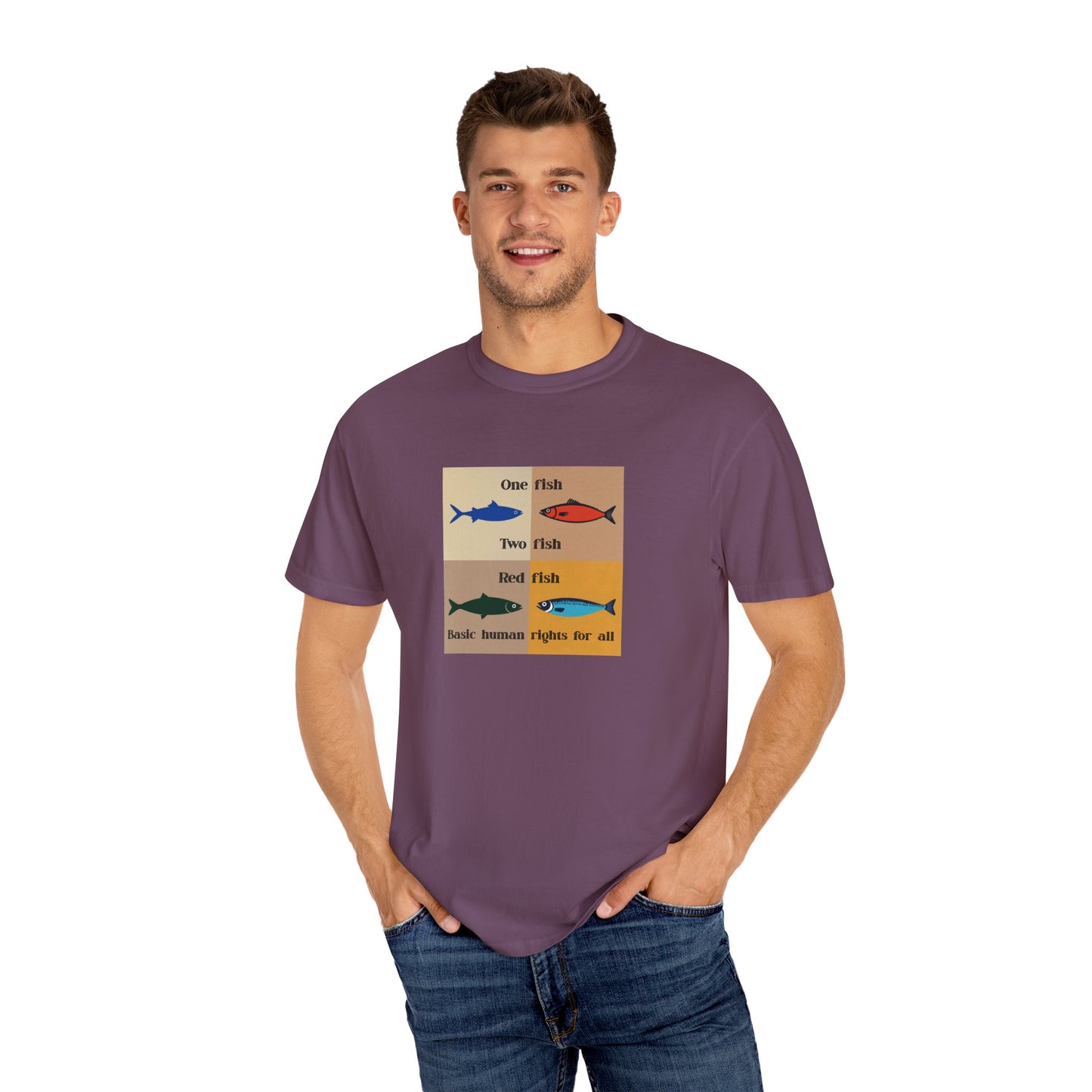 One Fish two fish human rights for all T-shirt