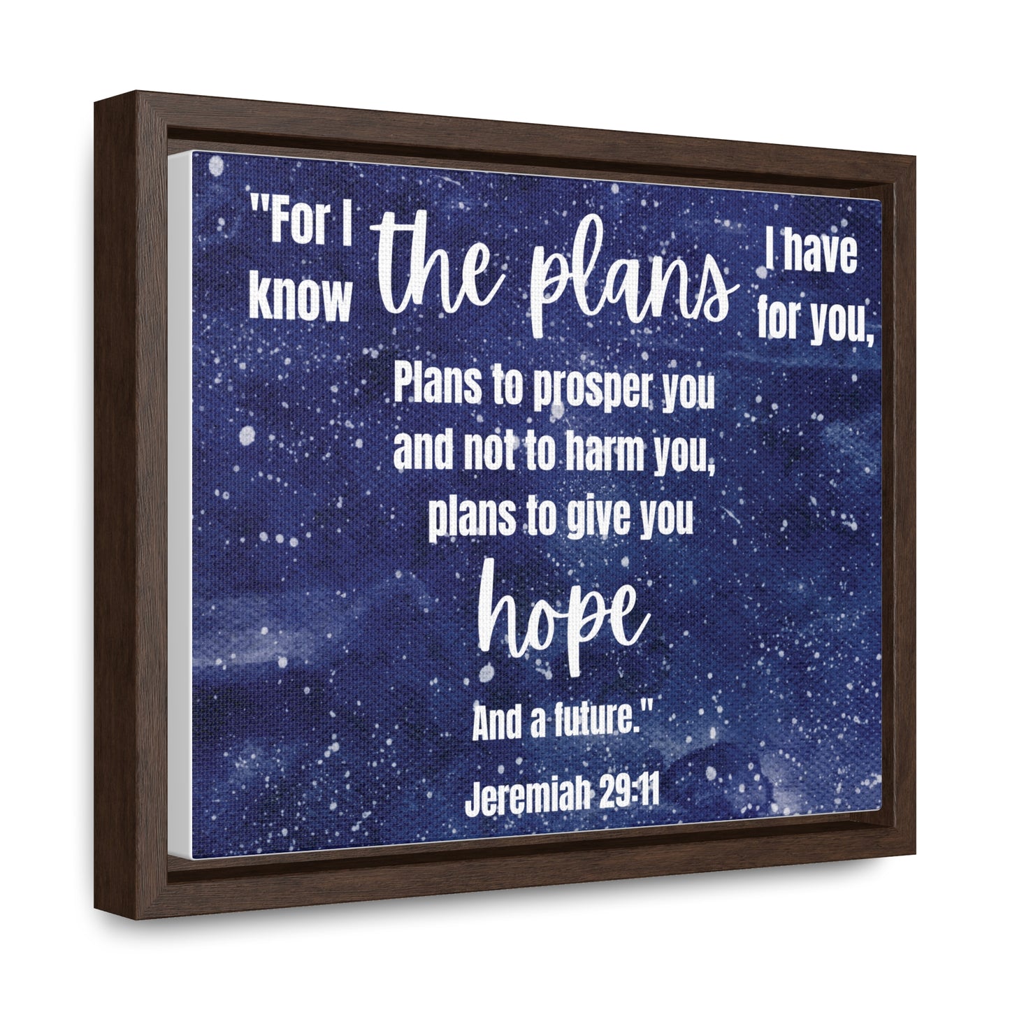 Jeremiah 29 11 bible verse canvas