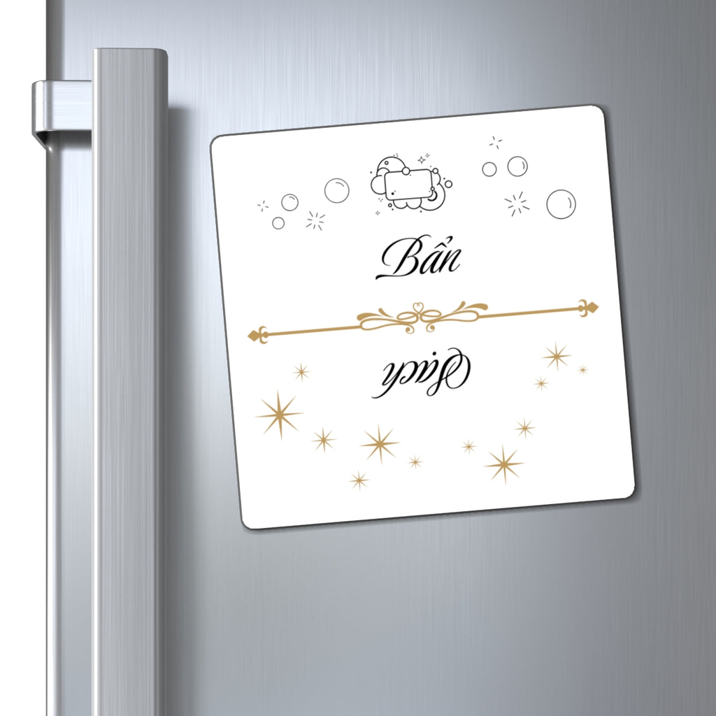 Sach Ban Vietnamese Dishwasher Magnet, Clean Dirty Indicator Magnet