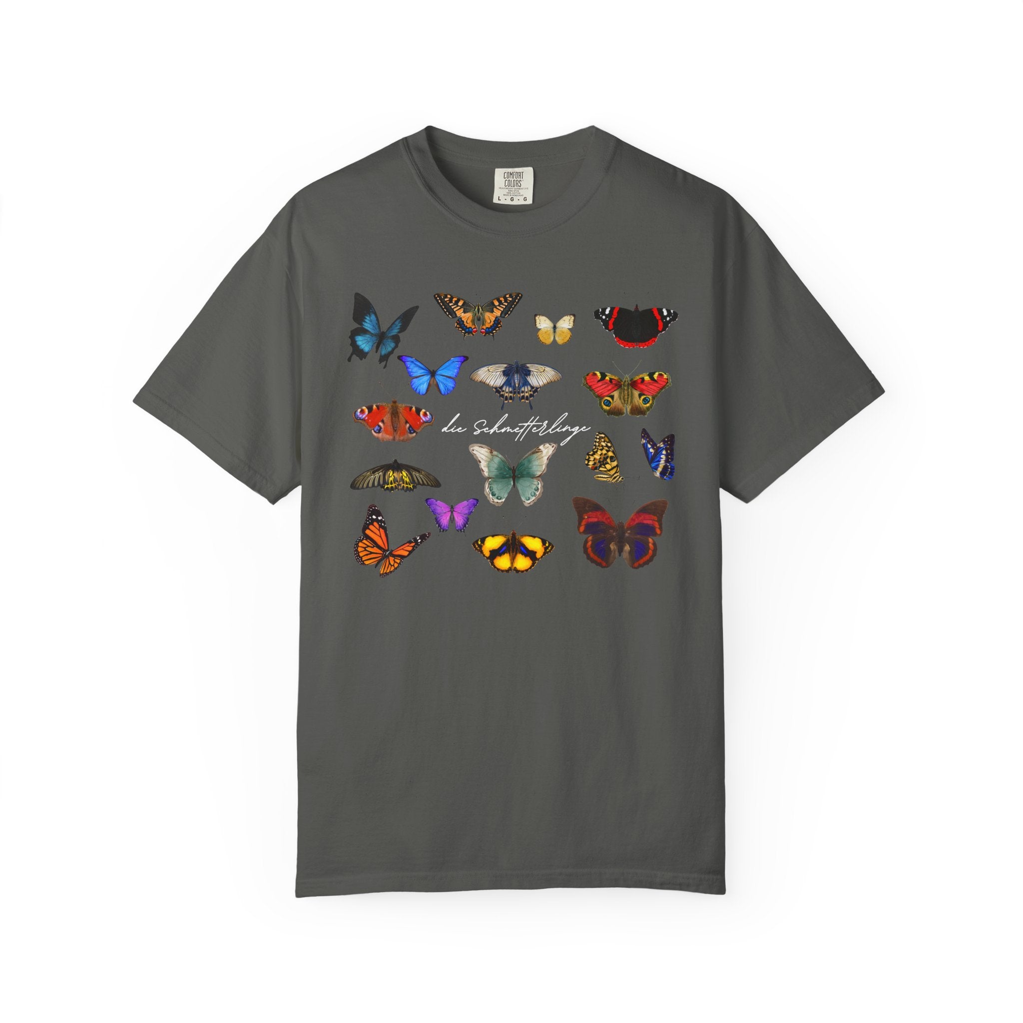 German 'die Schmetterlinge' Butterflies T-Shirt, Comfort Colors, gift for German speaker