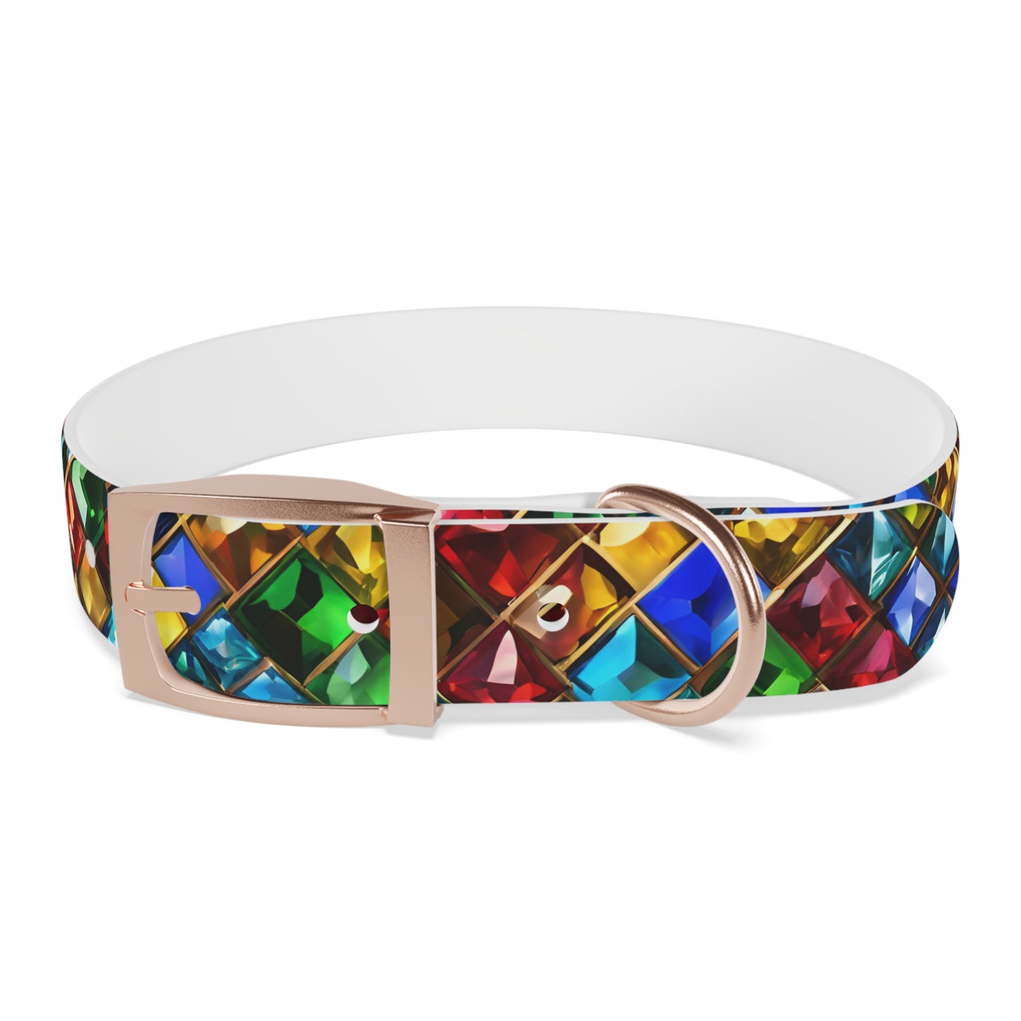 Collier pour chien à imprimé bijou