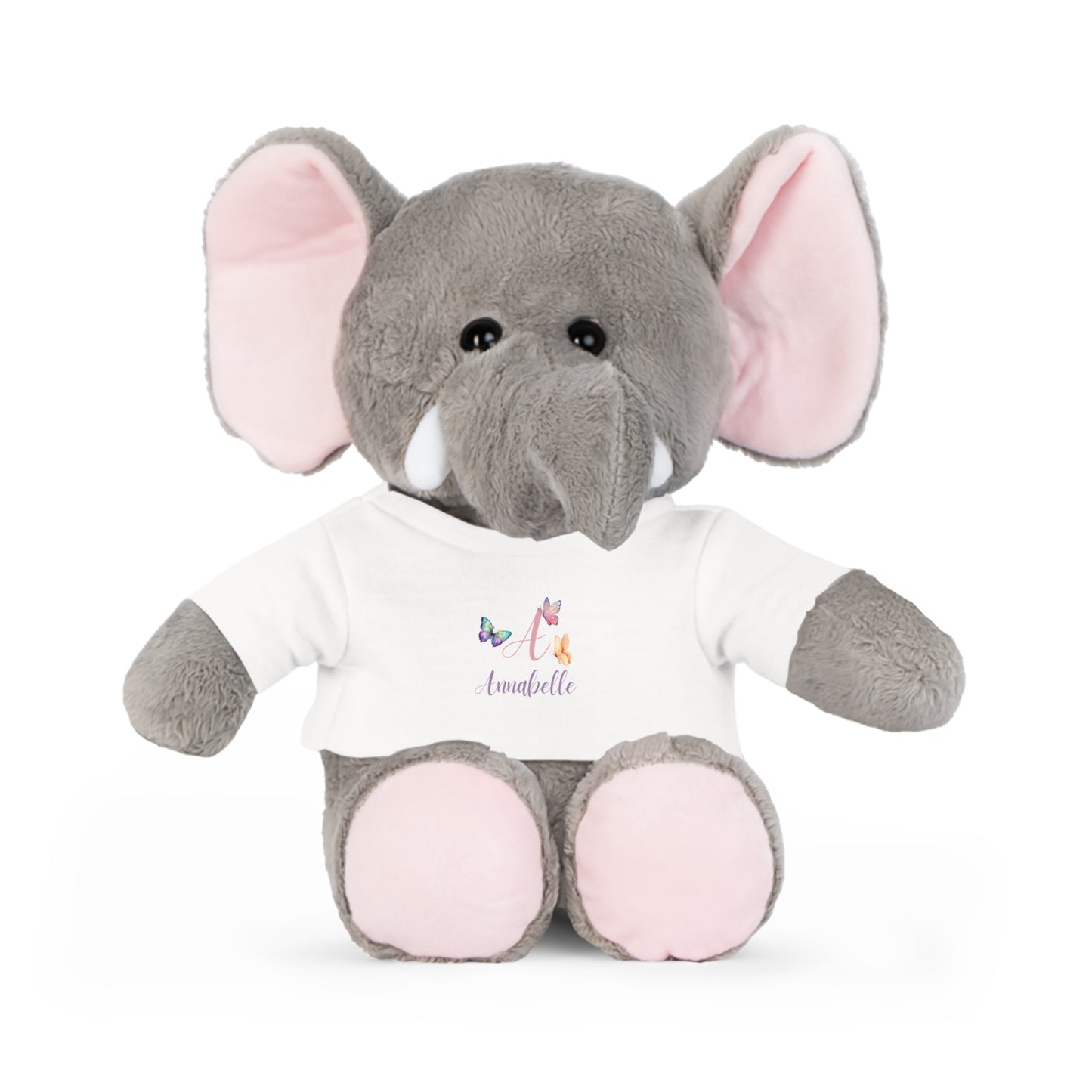 Personalized stuffed animal- Butterfly with initial
