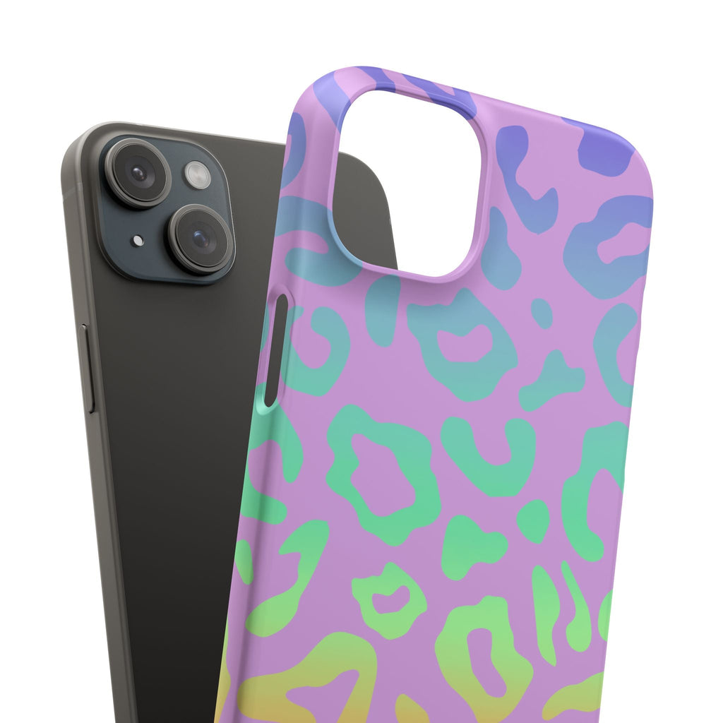 Bespattered Facade Rainbow Leopard Snap Case
