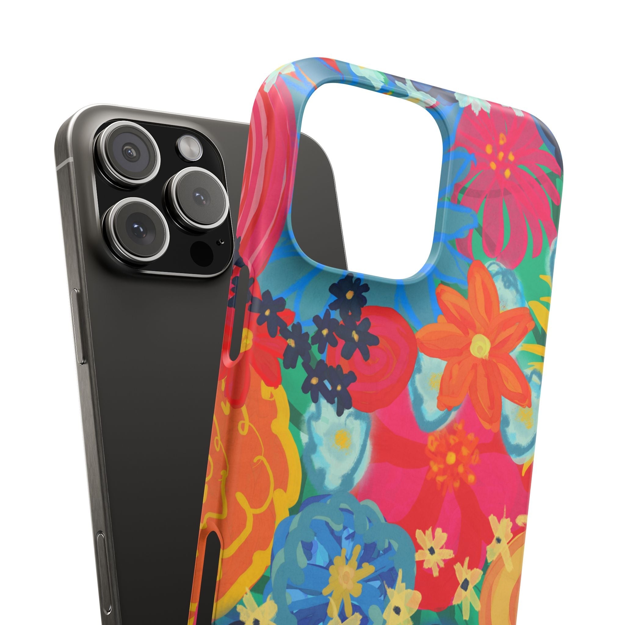 Bespattered Facade Bold Florals Snap Case