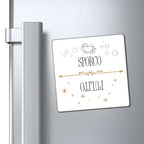 Sporco Pulito Magnet, Italian Dirty Clean Dishwasher Indicator, Reversible Kitchen Magnet