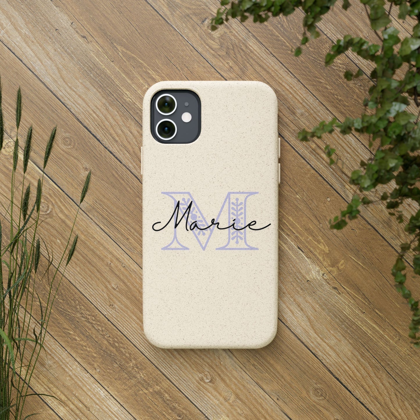 Eco-friendly monogrammed Phone case