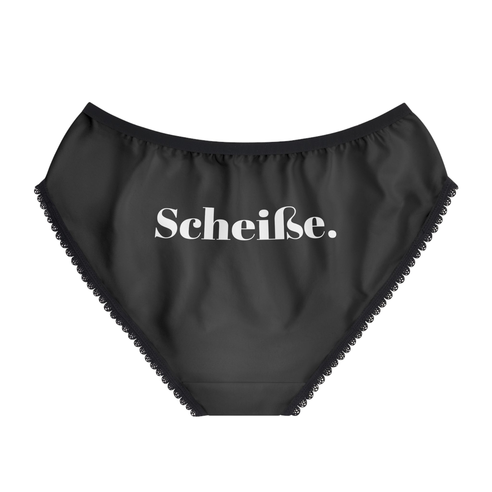Scheiße German Bikini Underwear, Funny Women's Lingerie, European Style Panties, Unique Germany Gift, Novelty Undergarments, Retro Briefs