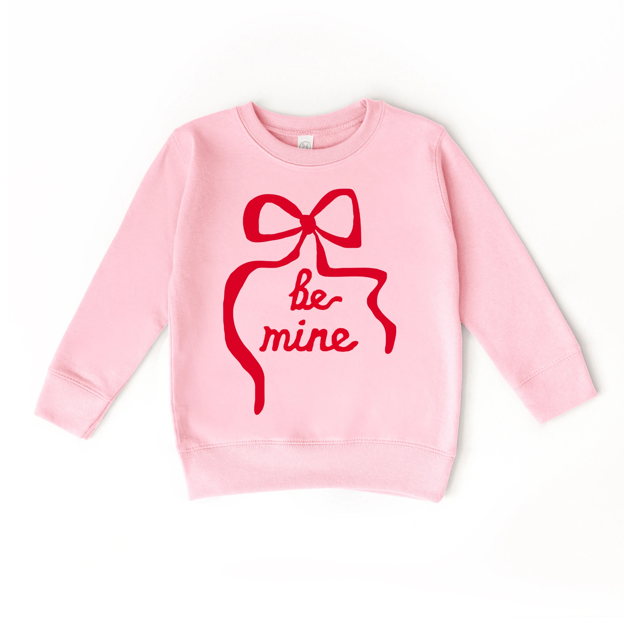 Be Mine Ribbon toddler and youth Sweater - Valentine's Day collection by Benny and Ray Apparel