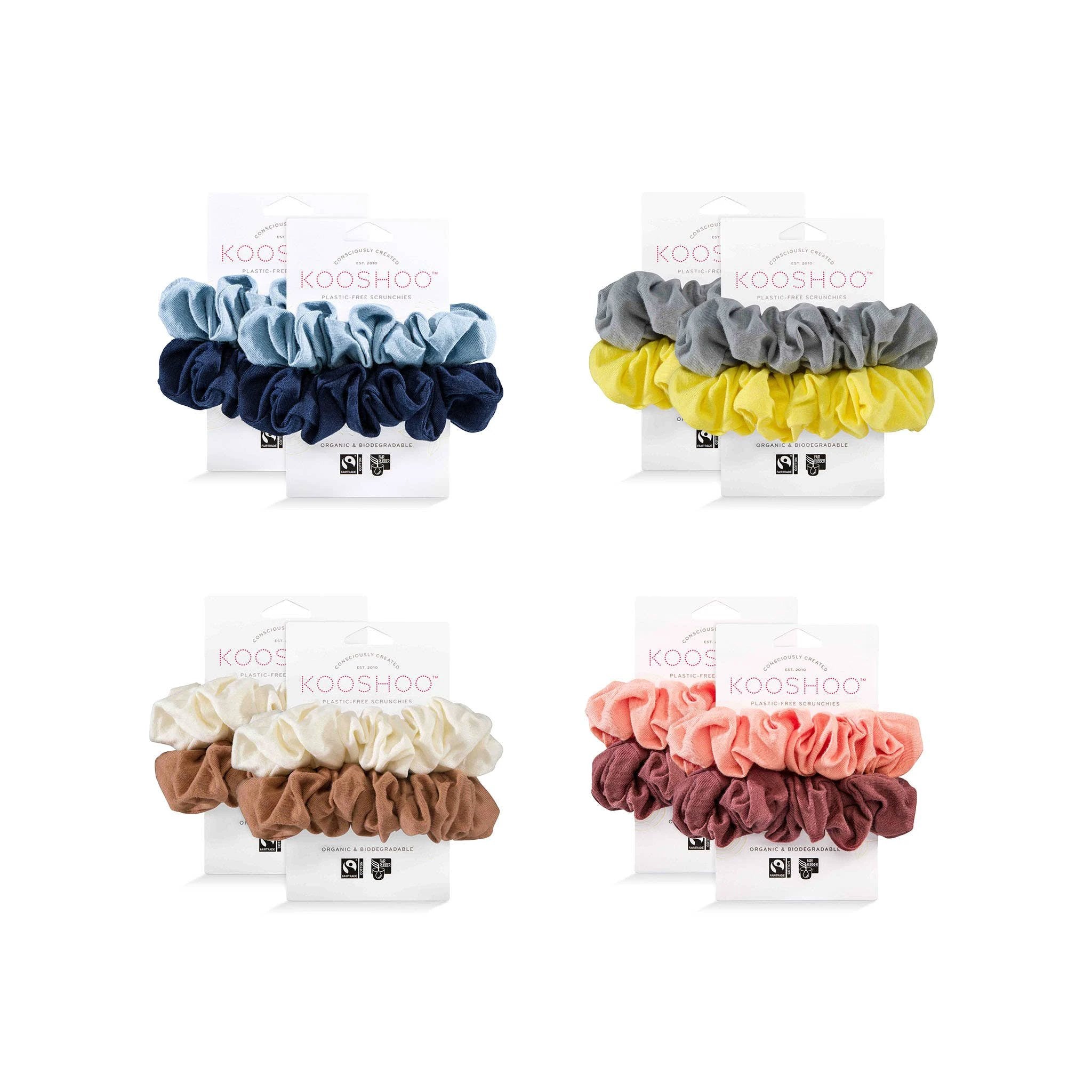 Plastic-free Scrunchies by Ethical Trade Co