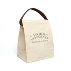 Paris vêtements Stylish French Canvas Lunch Bag by Printify