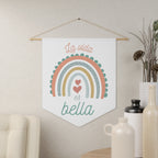 La vida es bella Spanish Rainbow Pennant Wall Art, Positive Affirmation Decor, Children's Room Wall Hanging, Gift for Spanish speakers