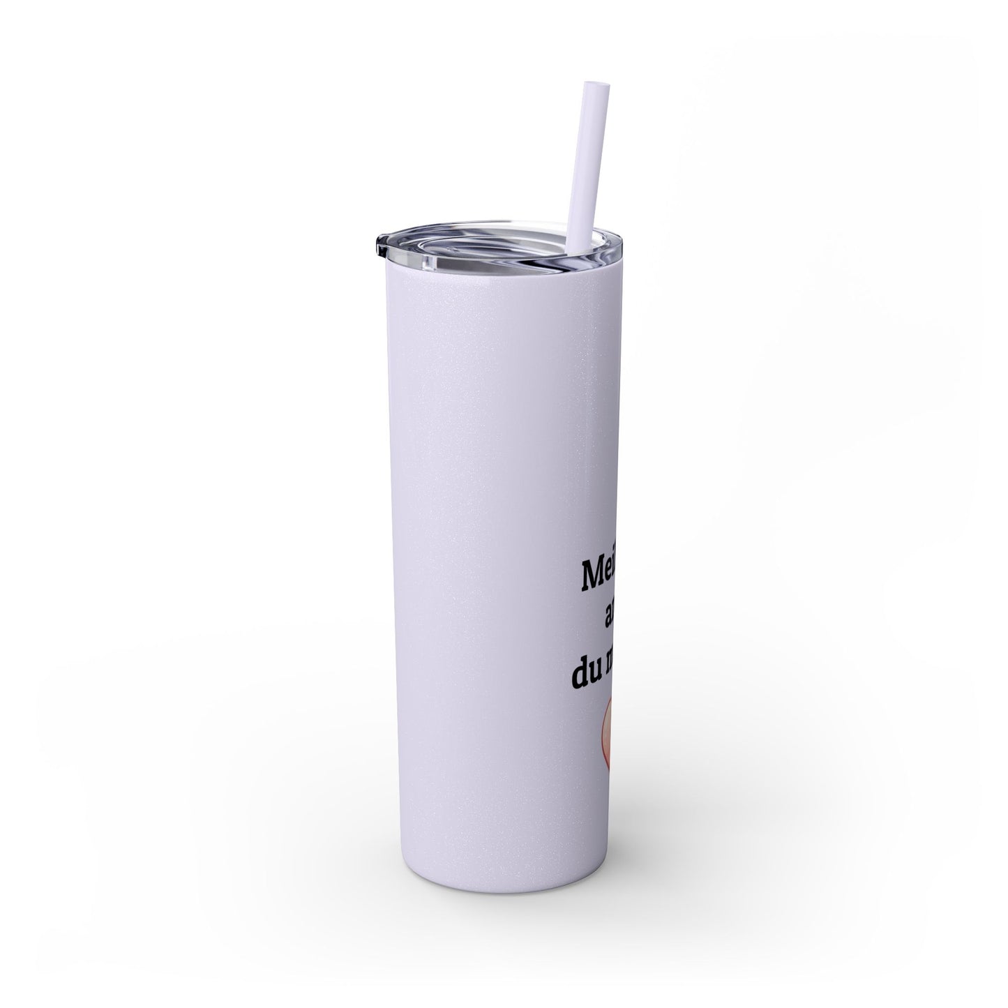 Meilleure amie du monde Skinny Tumbler with Straw, 20oz