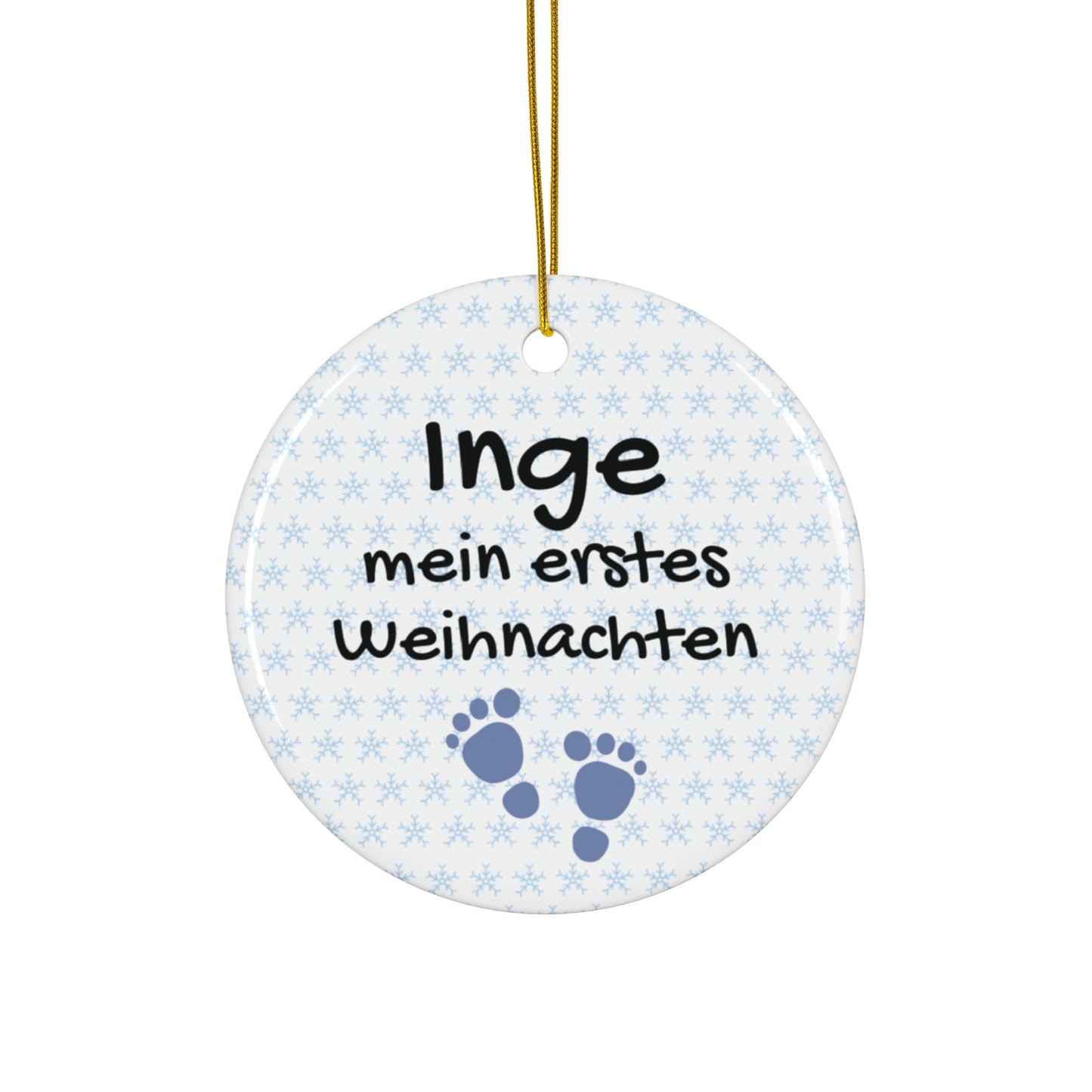 Mein erstes Weihnachten Keramikornament (Mein erstes Weihnachten) – Deutsch