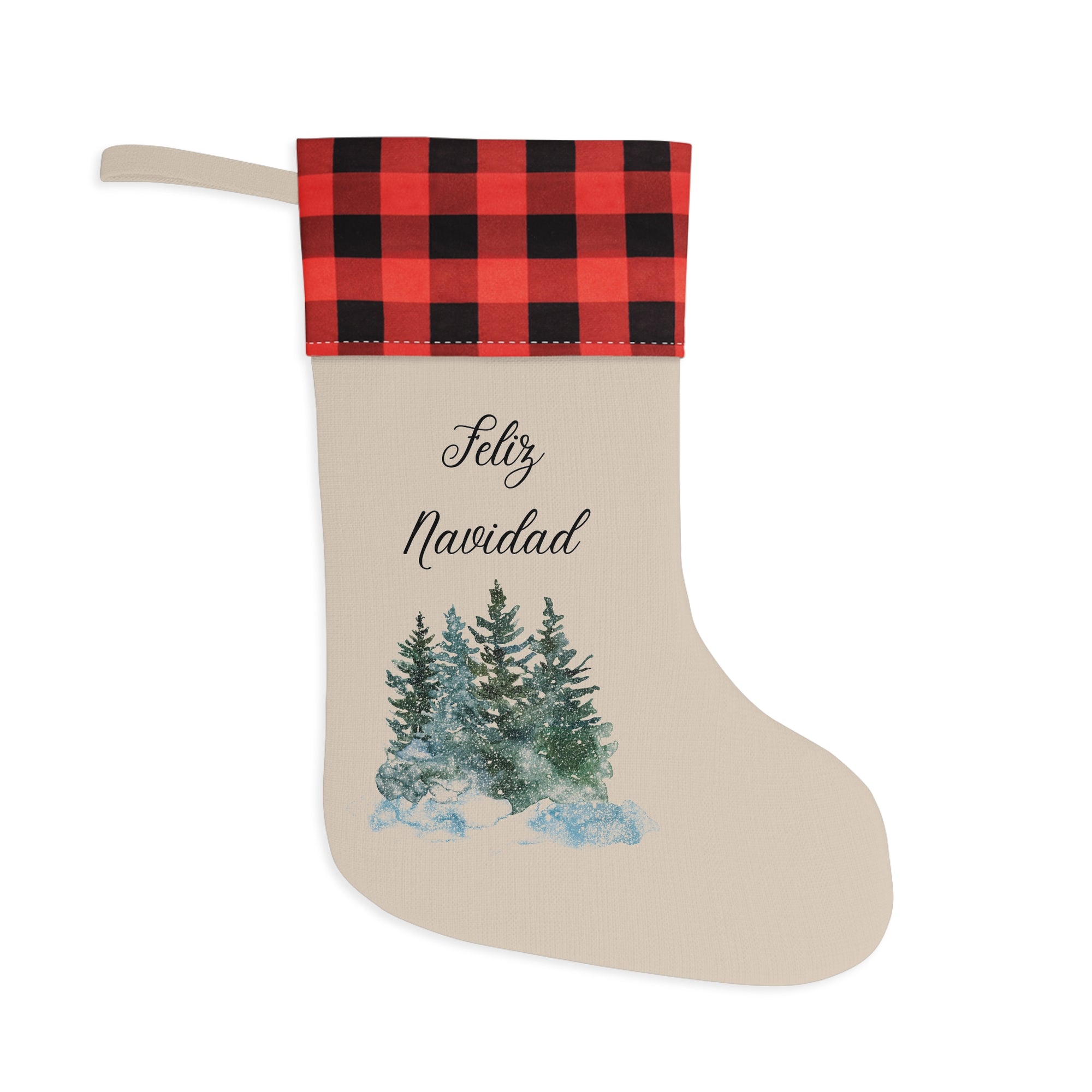 Feliz Navidad Christmas stocking