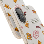 Biodegradable Phone Case with German goodies (Bavarian Pretzels, Beer Steins, hats, Fernsehturm tower & Berlin Stamps)