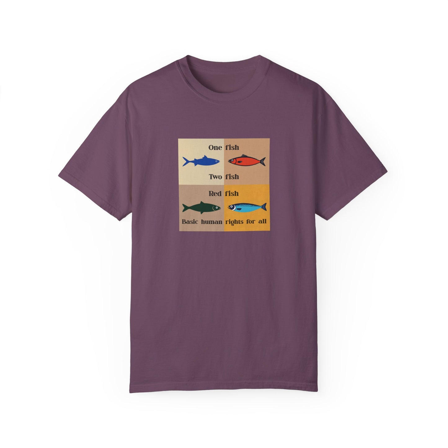 One Fish two fish human rights for all T-shirt