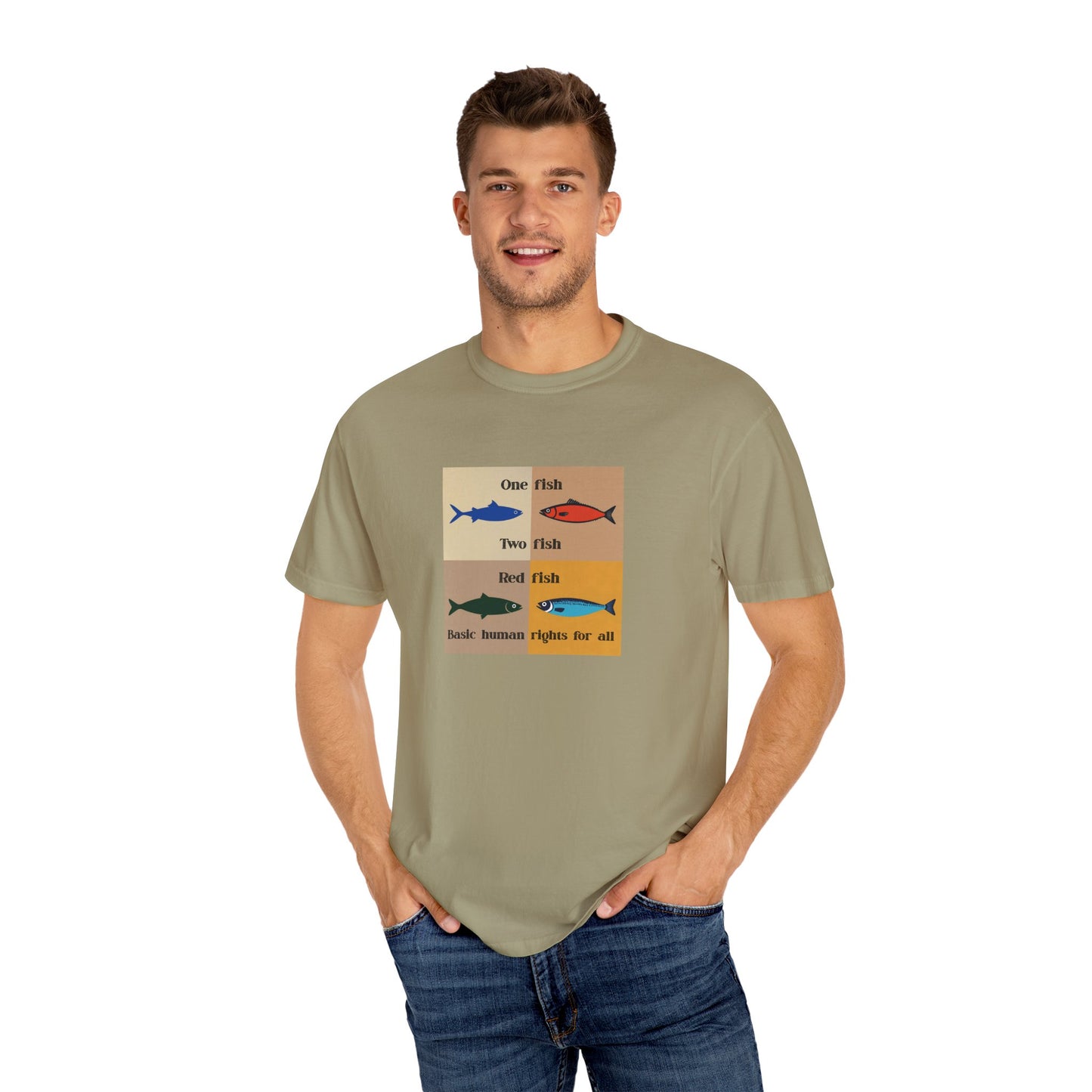 One Fish two fish human rights for all T-shirt