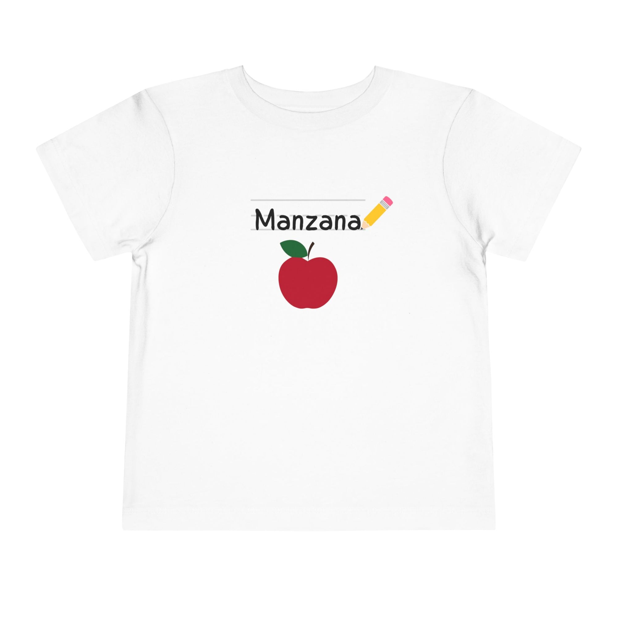 Manzana Apple and Pencil Toddler Tee Shirt
