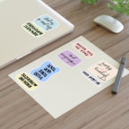 French Motivational Phrase Sticker Sheets | Pastel Quote Stickers